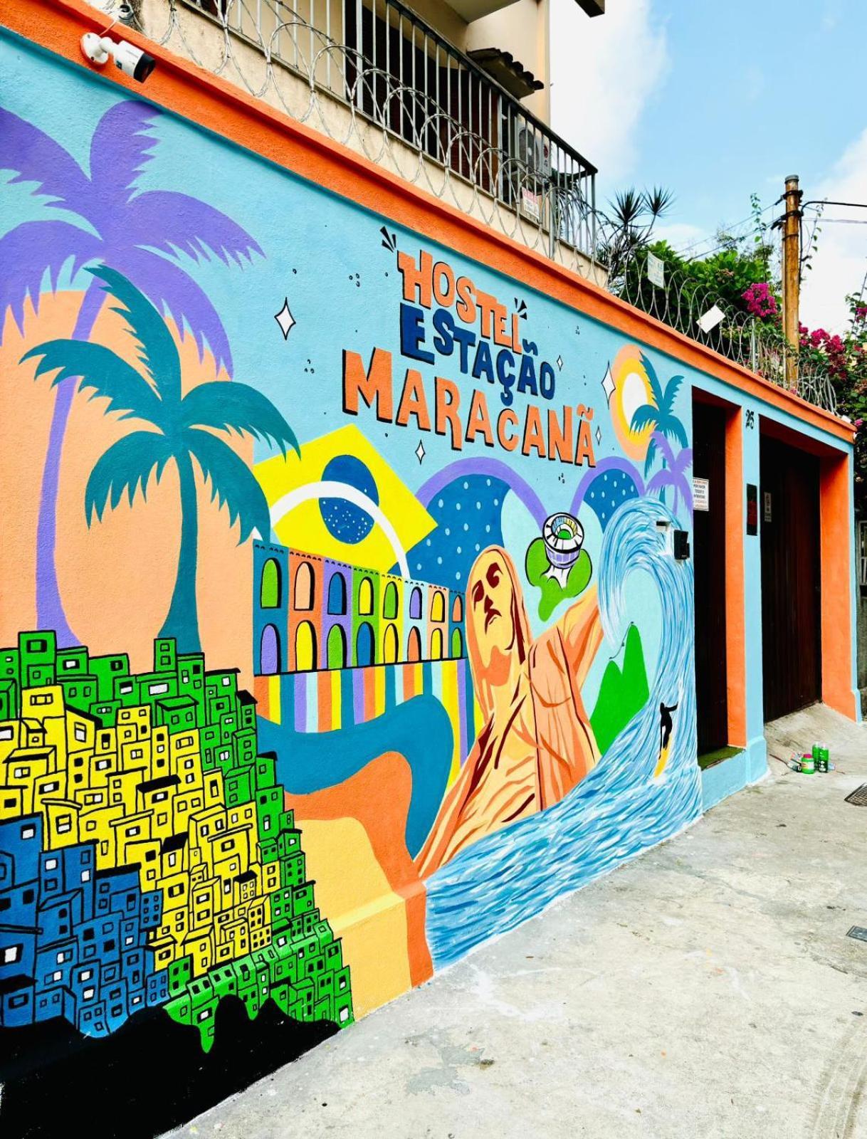 Hostel Estacao Maracana ริโอเดจาเนโร ภายนอก รูปภาพ